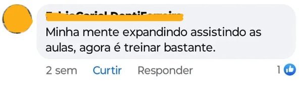 Depoimento de aluno