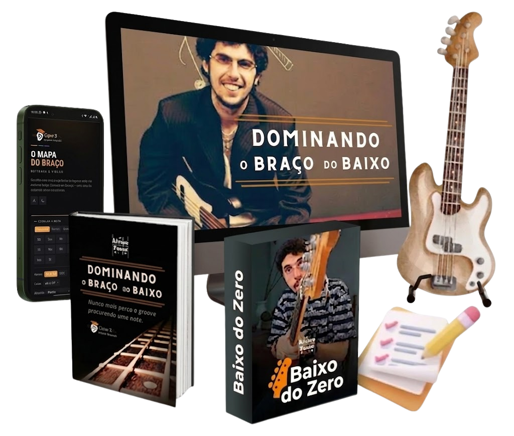 Tudo que você recebe: treinamento, PDF, módulo do zero e o aplicativo O Mapa do Baixo